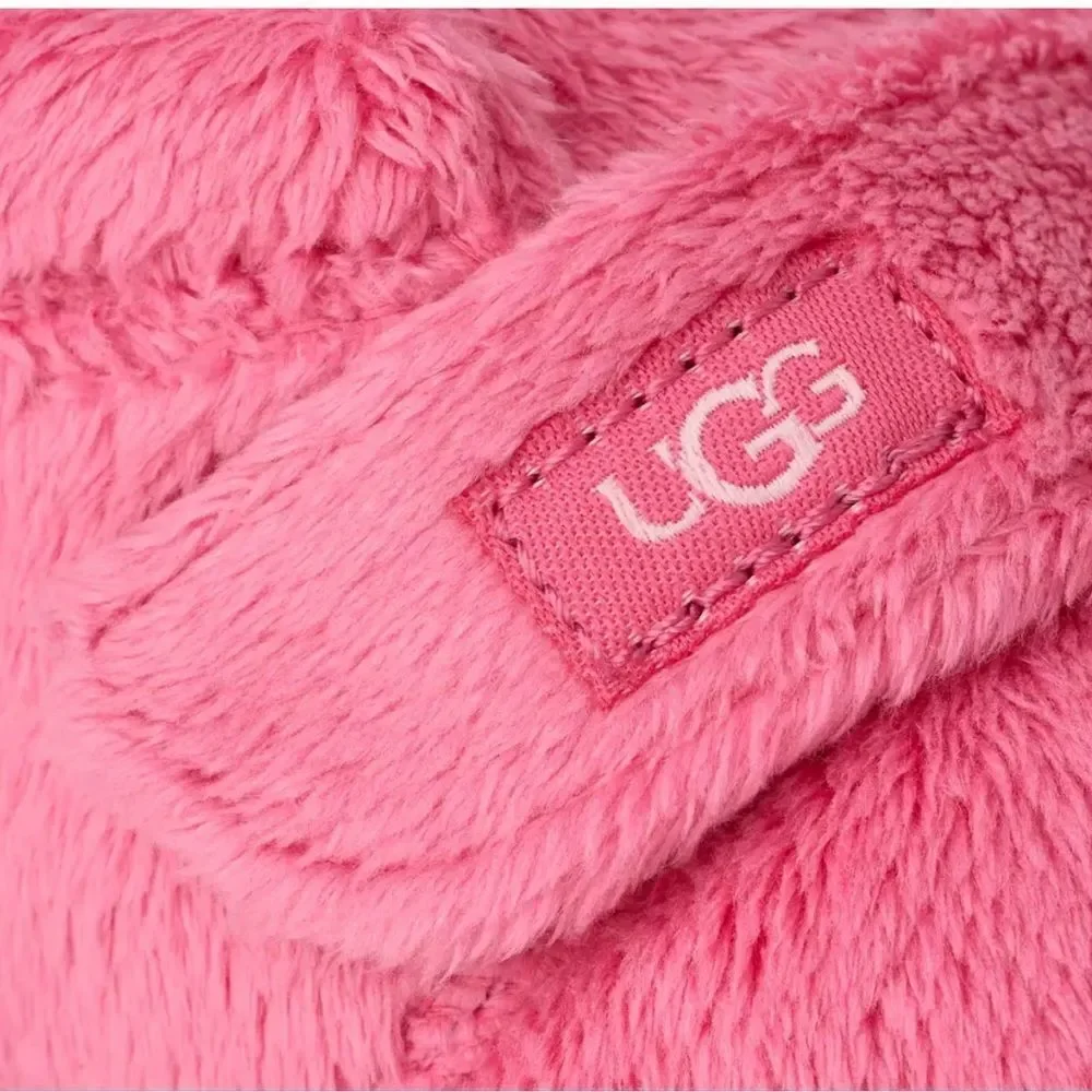 NIB UGG Bixbee Pink Baby Infant Booties - Size M - 12-18M